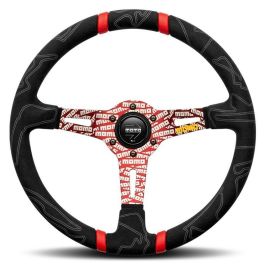 Momo Volante Ultra MOMVULTRARED350R 350 mm Negro y Rojo Microfibra