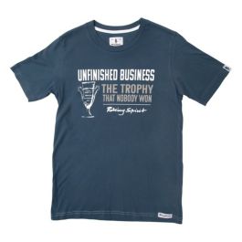 Camiseta de Manga Corta Hombre OMP Slate Unfinished Business Azul oscuro
