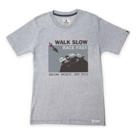 Camiseta de Manga Corta Hombre OMP Walk Slow Gris Precio: 31.95000039. SKU: S3712082