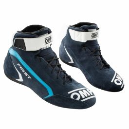 Botines Racing OMP FIRST Azul marino 42 Precio: 173.89000024. SKU: S3725876