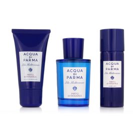 Set de Perfume Unisex Acqua Di Parma 3 Piezas Blu Mediterraneo Mirto Di Panarea