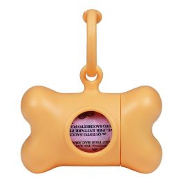 Dispensador de Bolsas para Mascotas United Pets Bon Ton Nano Classic Perro Naranja Plástico reciclado (6 x 3 x 4 cm)