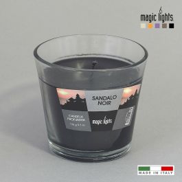 Vela perfumada en vaso de cristal sándalo 150 g. magic lights
