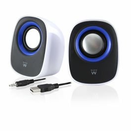 Altavoces PC Ewent EW3513 Blanco Negro 5 W