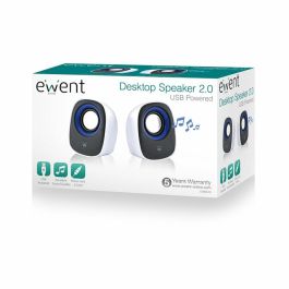 Altavoces PC Ewent EW3513 Blanco Negro 5 W