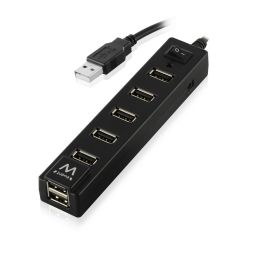 Hub USB Ewent EW1130 Negro