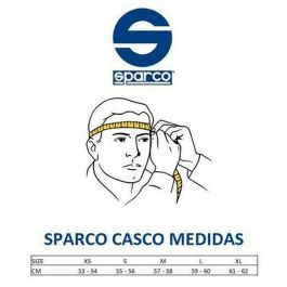 Casco Sparco 003319N0XS Negro XS