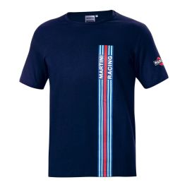 Camiseta de Manga Corta Hombre Sparco Martini Racing Azul marino (Talla S) Precio: 48.9929605. SKU: S3723371
