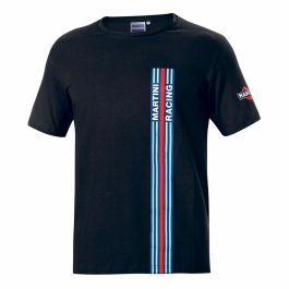 Camiseta de Manga Corta Hombre Sparco Martini Racing Negro (Talla M) Precio: 48.94999945. SKU: S3723378