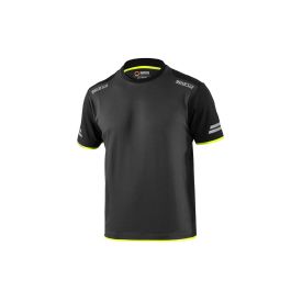 Camiseta de Manga Corta Hombre Sparco TW Amarillo Gris S