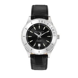 Reloj Hombre Trussardi R2451143001 Negro (Ø 50 mm) Precio: 140.9650003872. SKU: B19YEK3QDR