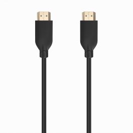 Cable HDMI 2.0 4K CCS Aisens A120-0729/ HDMI Macho - HDMI Macho/ Hasta 10W/ 2250Mbps/ 1m/ Negro