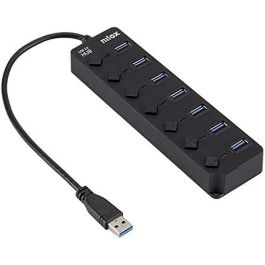 Hub USB Nilox NXHUB-06 Negro Precio: 12.50000059. SKU: S7753175