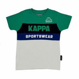 Camiseta de Manga Corta Infantil Kappa 8056M00058 Verde oscuro
