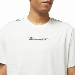 Camiseta de Manga Corta Champion Crewneck Blanco Hombre