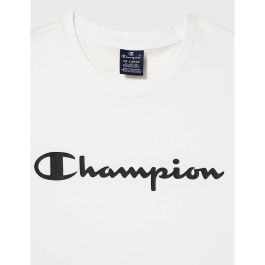 Camiseta de Manga Corta Hombre Champion Crewneck Blanco