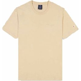 Camiseta de Manga Corta Hombre Champion Crewneck Beige