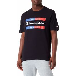 Camiseta de Manga Corta Hombre Champion Crewneck Negro