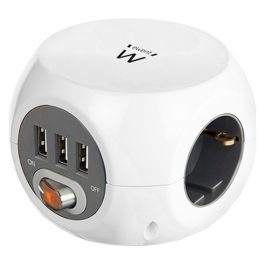 Regleta Enchufes Cubo Ewent EW3939 USB 5V 2A Blanco Precio: 21.49999995. SKU: B19GBVZDCZ