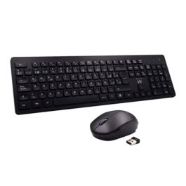 Teclado y Ratón Inalámbrico Ewent EW3256 2.4 GHz Negro Español