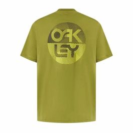 Camiseta Deportiva de Manga Corta Oakley Fingerprint B1B Verde oscuro