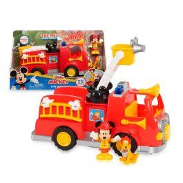 Camión de Bomberos Captain Marvel Mickey Fire Truck con sonido Luz LED