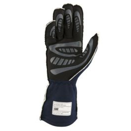 Guantes OMP OMPIB0-0776-A01-249-M Naranja M FIA 8856-2018 Azul marino