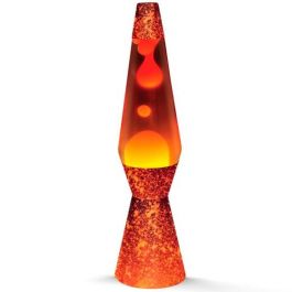 Lámpara de Lava iTotal Rojo Naranja Cristal Plástico 40 cm