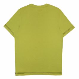 Camiseta de Manga Corta Hombre Lotto Brett Amarillo Verde limón