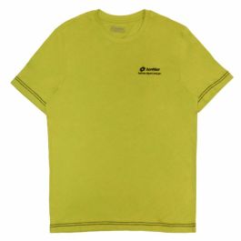 Camiseta de Manga Corta Hombre Lotto Brett Amarillo Verde limón