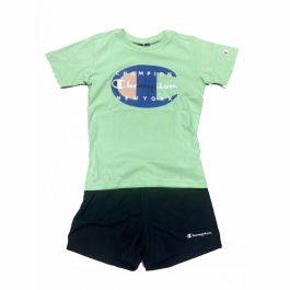 Conjunto Deportivo para Niños Champion Essentials Verde limón Precio: 32.064999346600004. SKU: S64143897