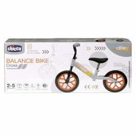Bicicleta Infantil Hot Wheels Balance Bike Cross Gris Portacoche Vehículo