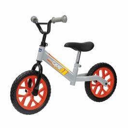 Bicicleta Infantil Hot Wheels Balance Bike Cross Gris Portacoche Vehículo
