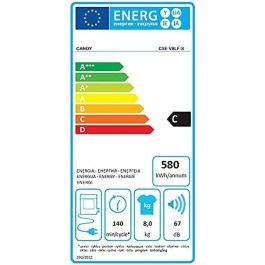 Secadora de condensación Candy CSE V8LF-S Blanco 8 kg