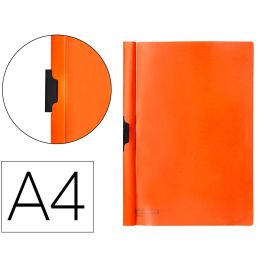 Carpeta Beautone Dossier Pinza Lateral 45301 Polipropildin A4 Naranja 25 H. Pinza Des-Pack De 10 Retractilado