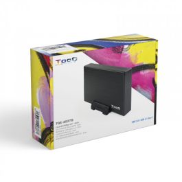 Caja Externa TooQ TQE-3527B 3,5" SATA USB 3.0 2 TB SSD Negro