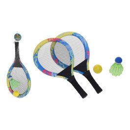 Set de 2 raquetas con pelota de tenis y badmintong Precio: 15.88999951. SKU: B1JNDP9PDE