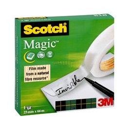 Scotch Cinta adhesiva invisible magic rollo 25mm x 66m caja individual Precio: 9.9499994. SKU: B1KMKMFTE4