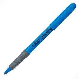 Bic Marcador fluorescente highlight grip punta biselada azul caja -12u- Precio: 5.94999955. SKU: B1AZDBVPS6
