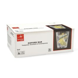 Caja 6 Vasos Bajos Vidrio Oxford Bormioli Rocco 37 cL