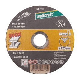 Discos de corte Wolfcraft 8463000 Ø 125 mm (10 Unidades) Precio: 13.50000025. SKU: B1HBLVDZZ4