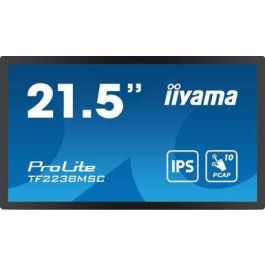 Monitor Iiyama 22" Tactil (TF2238MSC-B1) 1920X1080/ 600Cd /1000:1 / Hdmi/ Dp /2 X Usb/ 5Ms/ Mm / Uso Horiz-Verti-Boca Arriba / Vesa 100X100 /Negro