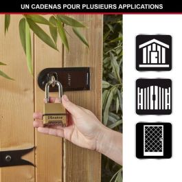 Candado de alta seguridad - MASTER LOCK - M175EURDLF - Combinación - Zinc - Arco en L - Exterior Candado de alta seguridad - MASTER LOCK - M175EURDLF - Combinación - Zinc - Arco en L - Exterior
