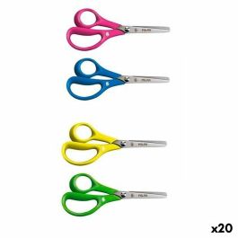 Milan Tijeras para zurdos con cuchilla de acero inoxidable, punta redonda, mango plástico, colores surtidos, 14 cm, 20 unidades en caja expositora, Ref. 1439620 Precio: 17.5000001. SKU: B144CGWJ62
