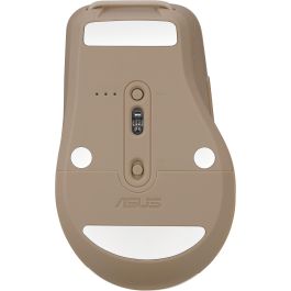 ASUS MD200 Silent Plus Ratón Inalámbrico RF Wireless + Bluetooth Ambidextro Silencioso Beige 4200 DPI