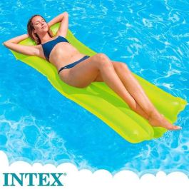 Intex Colchoneta 4 Tubos Colores Neon 183x76 cm