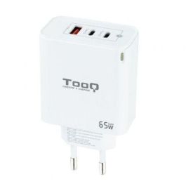 TOOQ CARGADOR DE PARED GaN 2USB-C/PD + USB-A/QC 65W TOOQ CARGADOR DE PARED GaN 2USB-C/PD + USB-A/QC 65W