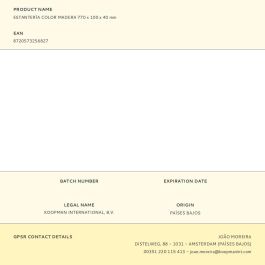 Home & Styling Estantería Madera Color Madera 770x100x40mm nb1700650