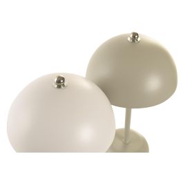 DKD Home Decor Lampara Tactil Beige Blanco Led 16x30x16 cm (4 Unidades)