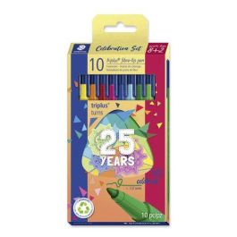 Staedtler Rotulador Triplus Happy, estuche de 10 unidades, colores surtidos Precio: 9.89000034. SKU: B12NVPHGRW